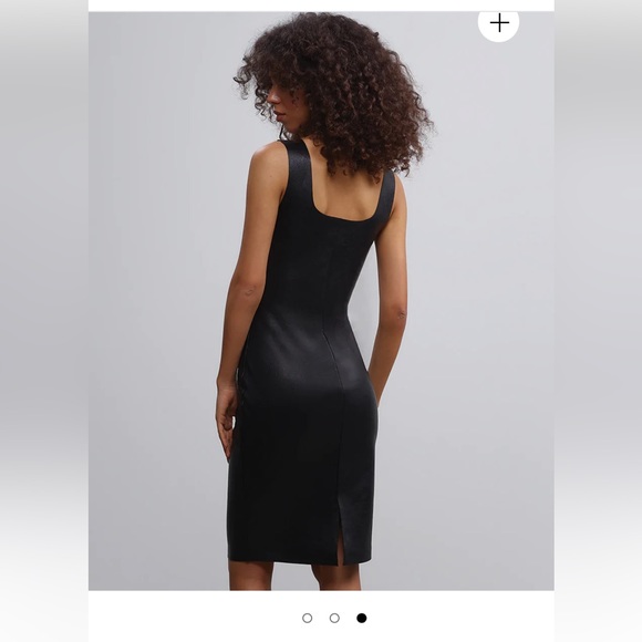 commando Faux Leather Square Neck Dress - Picture 4 of 8
